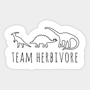 Team Herbivore Sticker